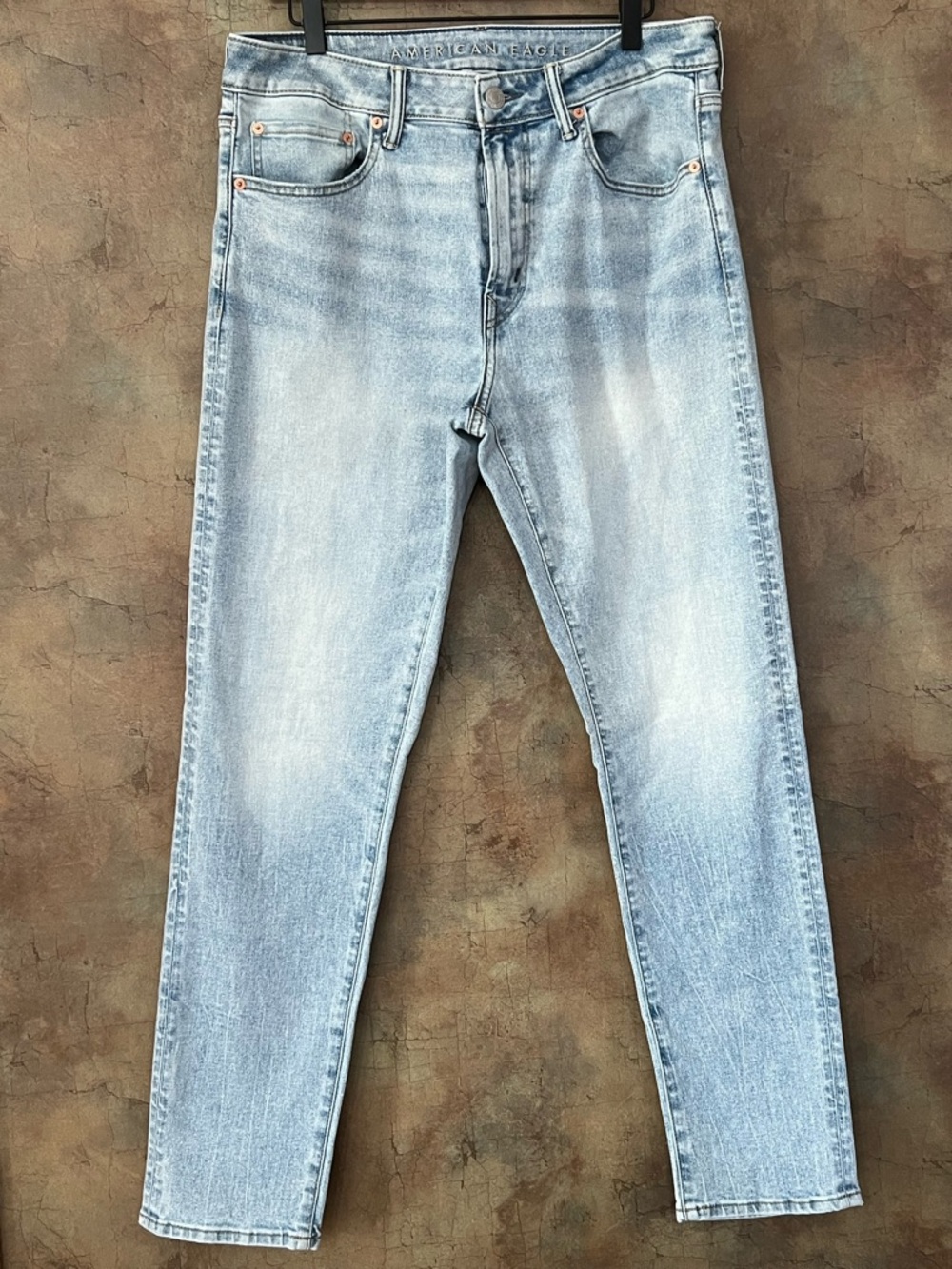 Men’s American Eagle Outfitters Light Blue Airflex+ Athletic Fit Jeans